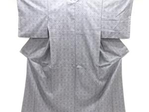 幾何学模様織出し本場泥大島紬着物（5マルキ）